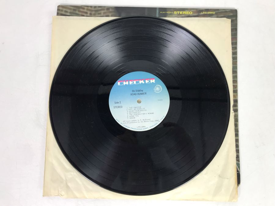 Rare Bo Diddley Road Runner Vinyl Record Checker Records 1968 [Photo 5]