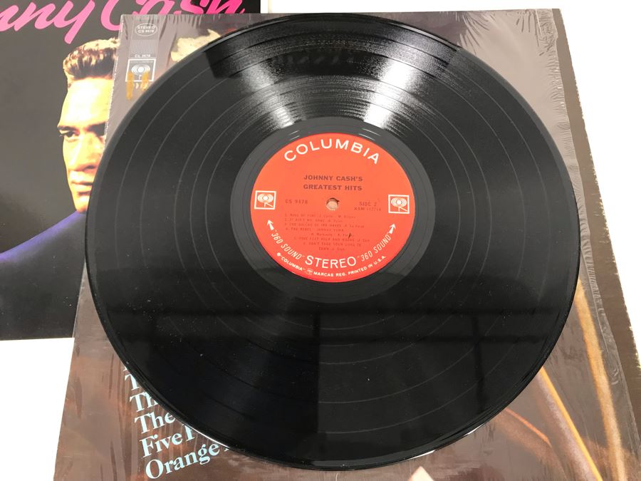 (3) Johnny Cash Vinyl Records [Photo 13]