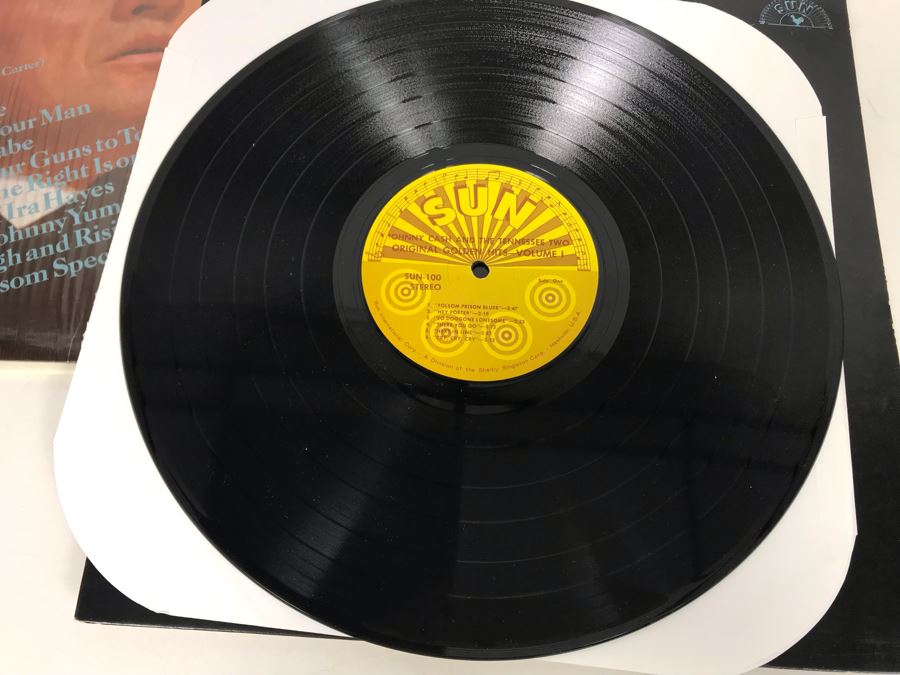 (3) Johnny Cash Vinyl Records [Photo 16]