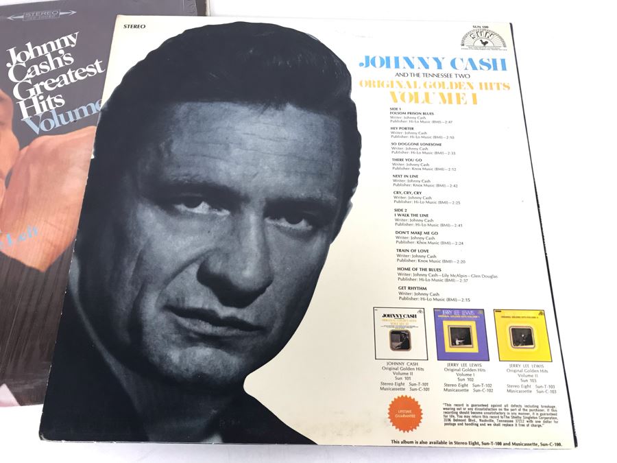 (3) Johnny Cash Vinyl Records [Photo 15]