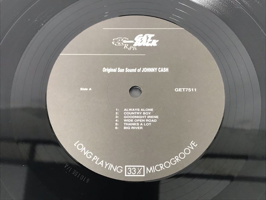 (3) Johnny Cash Vinyl Records [Photo 7]