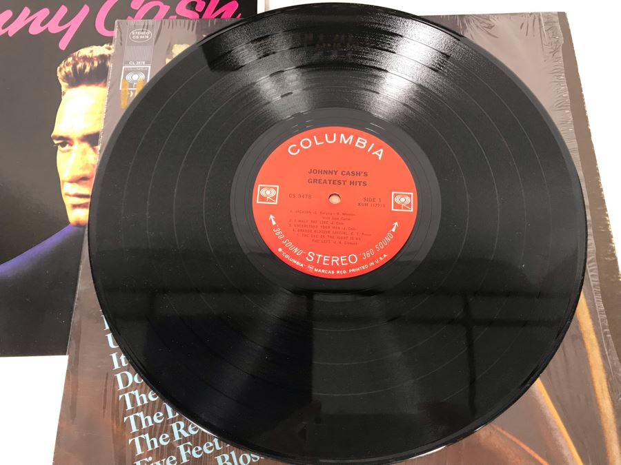 (3) Johnny Cash Vinyl Records [Photo 11]