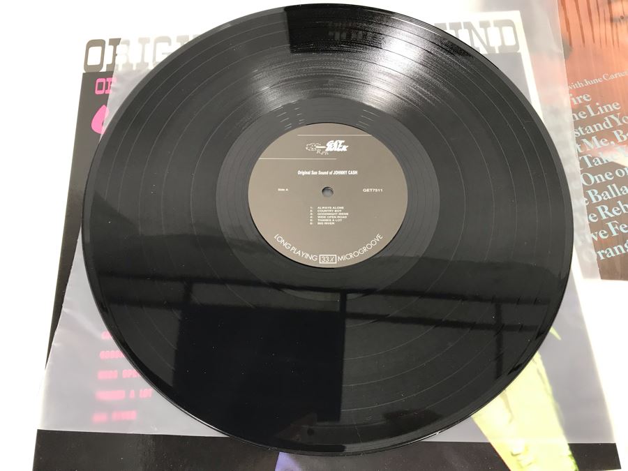 (3) Johnny Cash Vinyl Records [Photo 6]