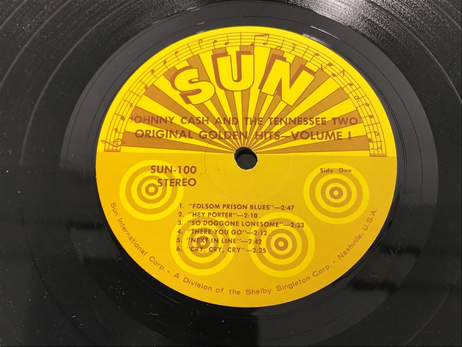 (3) Johnny Cash Vinyl Records [Photo 17]