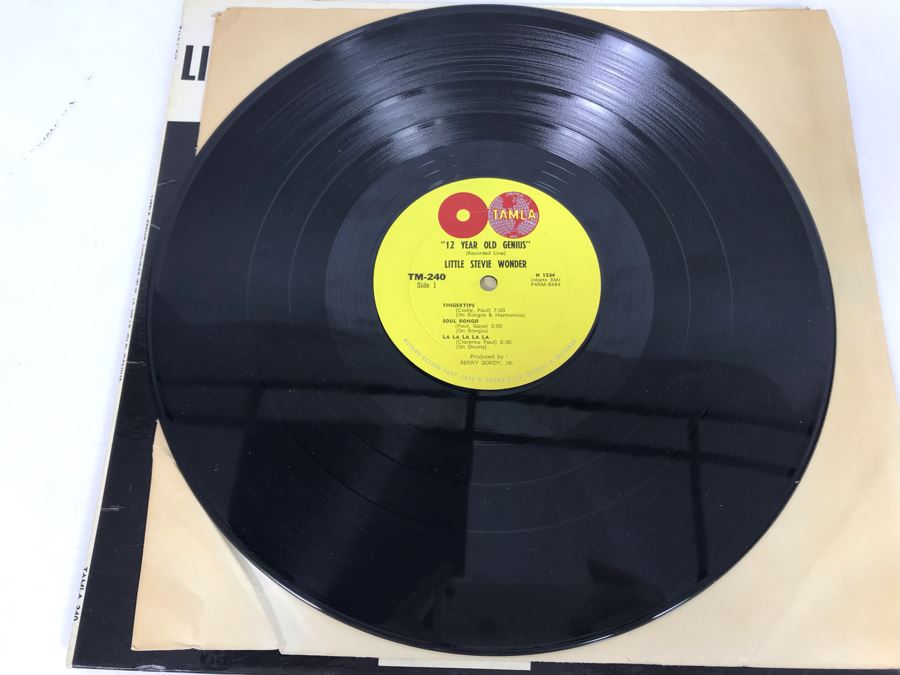 Little Stevie Wonder The 12 Year Old Genius Vinyl Record [Photo 3]