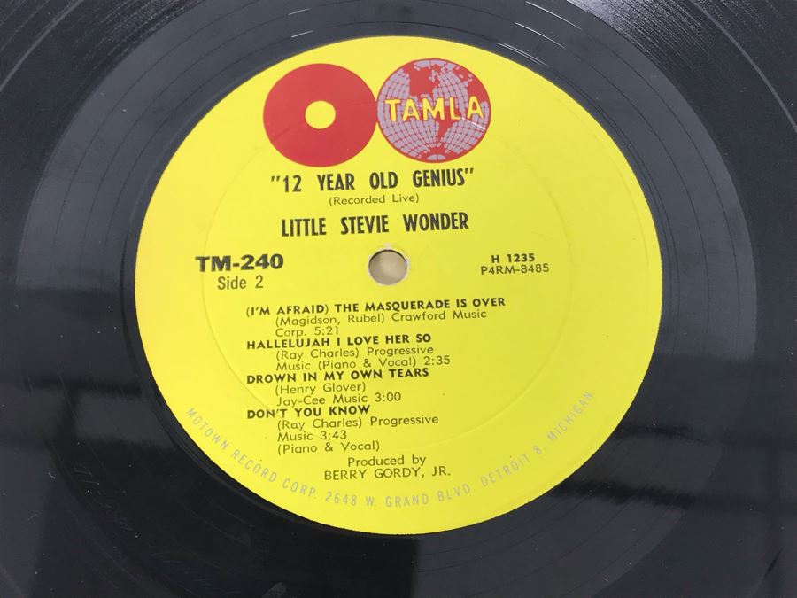 Little Stevie Wonder The 12 Year Old Genius Vinyl Record [Photo 6]