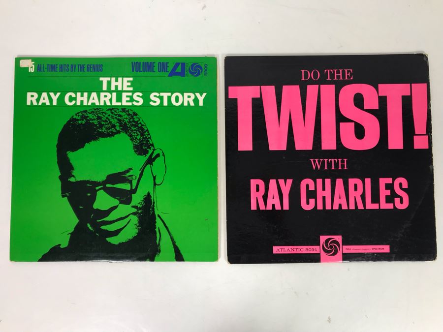 (2) Ray Charles Vinyl Records [Photo 1]
