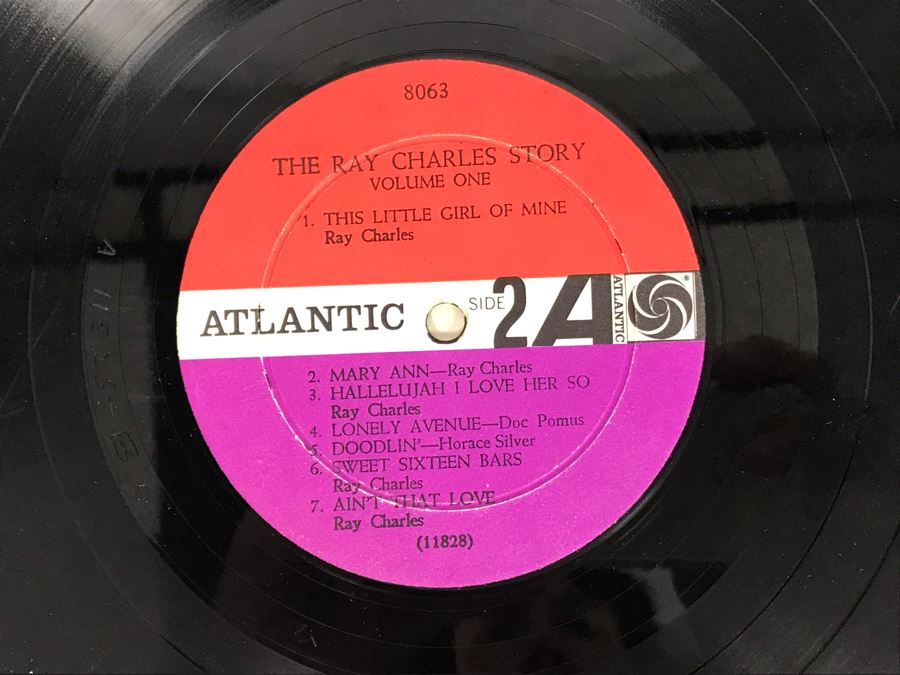 (2) Ray Charles Vinyl Records [Photo 12]