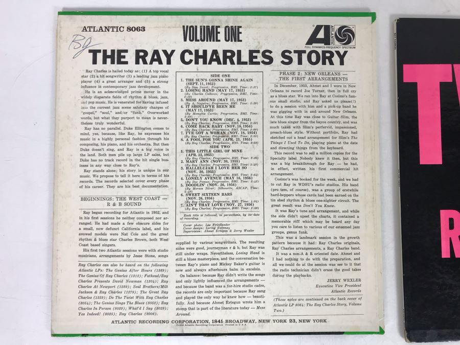 (2) Ray Charles Vinyl Records [Photo 8]