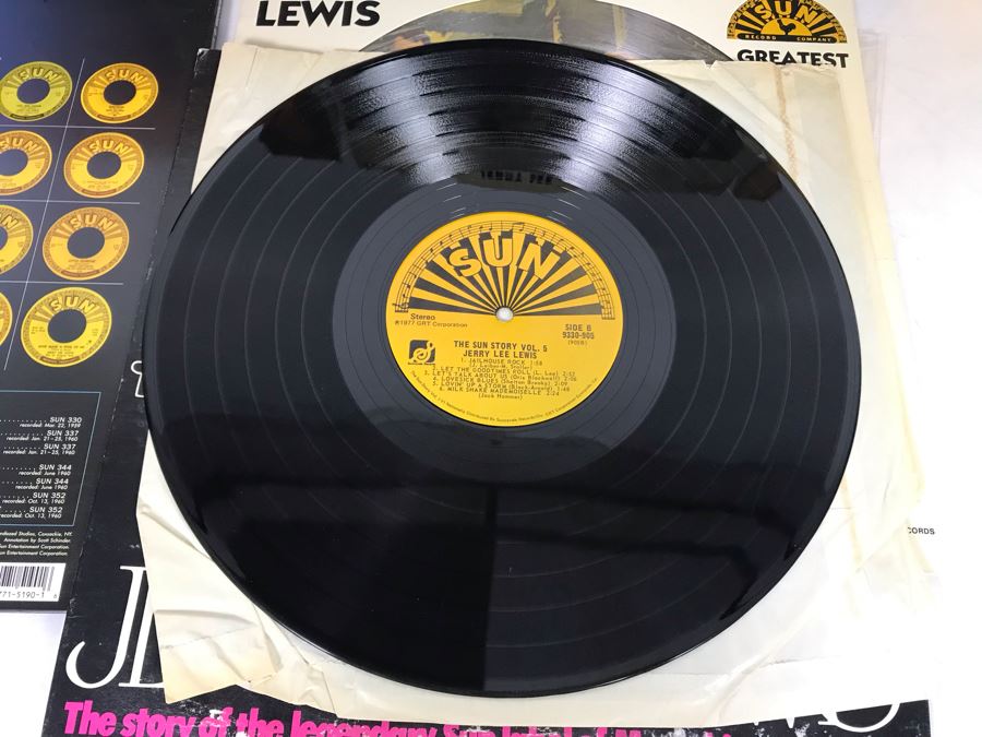 Jerry Lee Lewis Vinyl Record Collection - 6 Records Including Jerry Lee Lewis Picture Disc Rhino Records [Photo 23]
