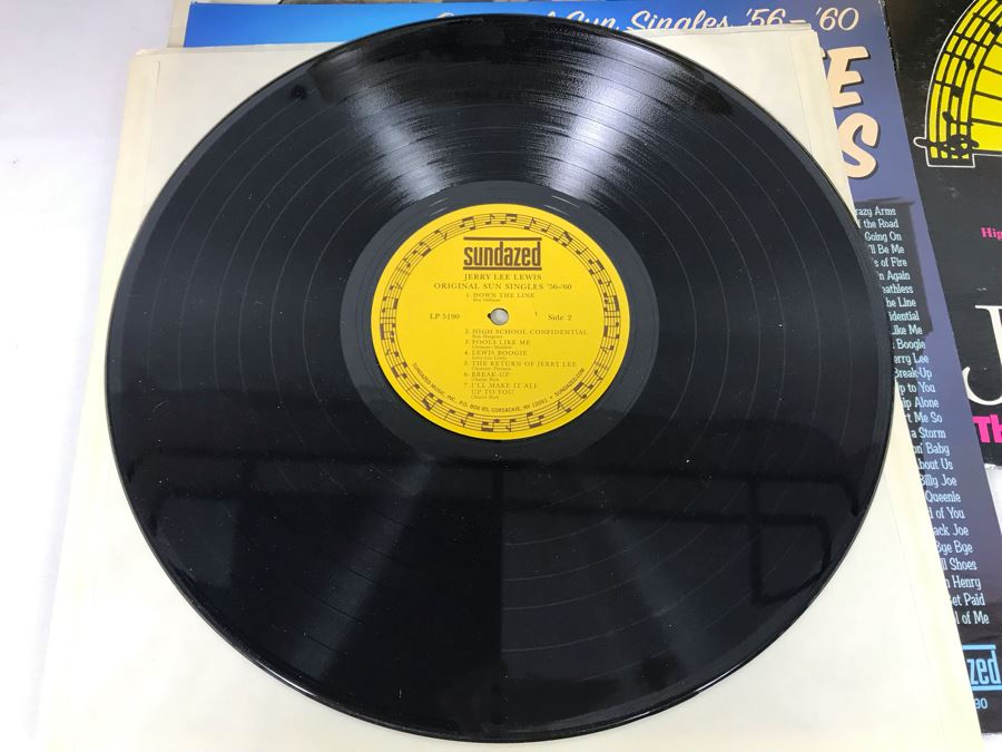 Jerry Lee Lewis Vinyl Record Collection - 6 Records Including Jerry Lee Lewis Picture Disc Rhino Records [Photo 13]