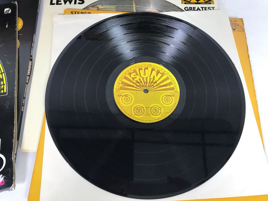 Jerry Lee Lewis Vinyl Record Collection - 6 Records Including Jerry Lee Lewis Picture Disc Rhino Records [Photo 27]
