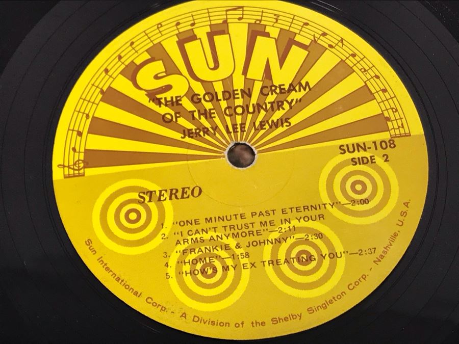 Jerry Lee Lewis Vinyl Record Collection - 6 Records Including Jerry Lee Lewis Picture Disc Rhino Records [Photo 36]