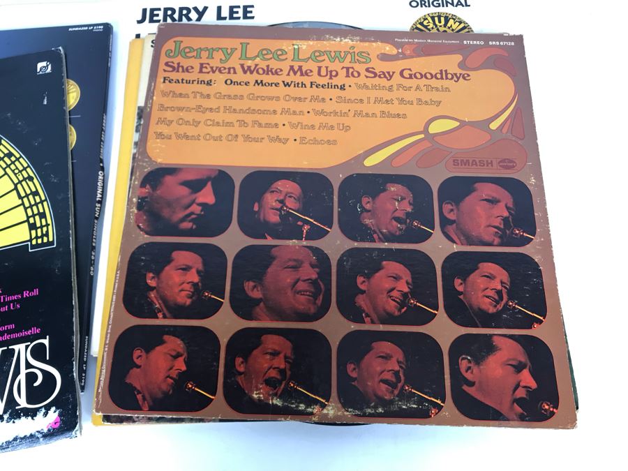 Jerry Lee Lewis Vinyl Record Collection - 6 Records Including Jerry Lee Lewis Picture Disc Rhino Records [Photo 37]