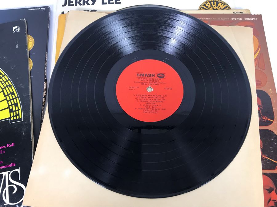 Jerry Lee Lewis Vinyl Record Collection - 6 Records Including Jerry Lee Lewis Picture Disc Rhino Records [Photo 39]