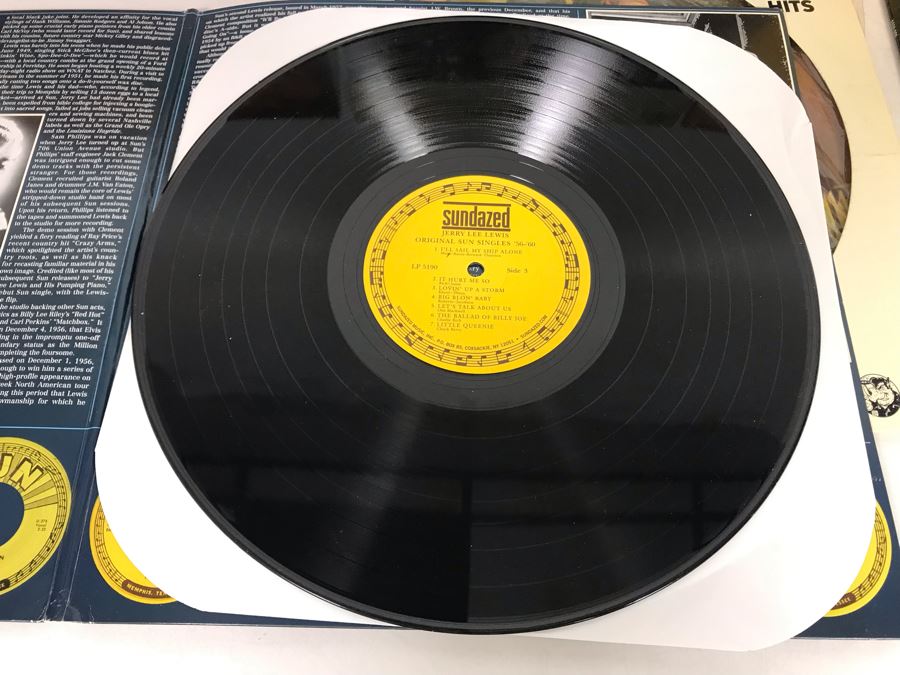 Jerry Lee Lewis Vinyl Record Collection - 6 Records Including Jerry Lee Lewis Picture Disc Rhino Records [Photo 17]