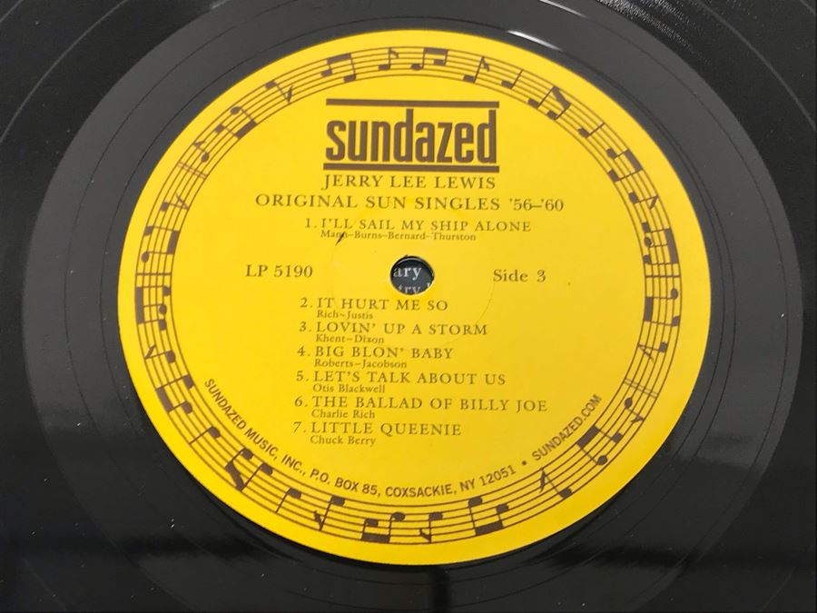 Jerry Lee Lewis Vinyl Record Collection - 6 Records Including Jerry Lee Lewis Picture Disc Rhino Records [Photo 18]