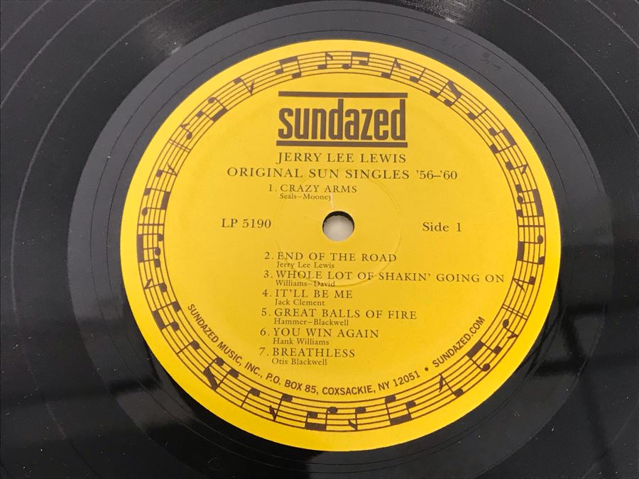 Jerry Lee Lewis Vinyl Record Collection - 6 Records Including Jerry Lee Lewis Picture Disc Rhino Records [Photo 12]