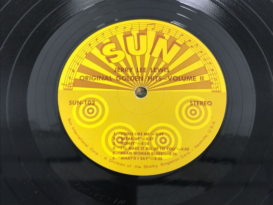 Jerry Lee Lewis Vinyl Record Collection - 6 Records Including Jerry Lee Lewis Picture Disc Rhino Records [Photo 30]