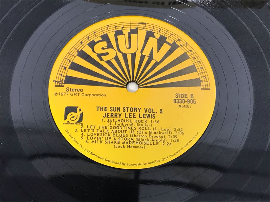 Jerry Lee Lewis Vinyl Record Collection - 6 Records Including Jerry Lee Lewis Picture Disc Rhino Records [Photo 24]