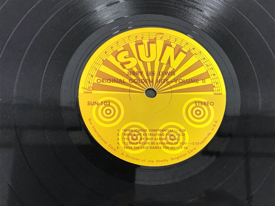 Jerry Lee Lewis Vinyl Record Collection - 6 Records Including Jerry Lee Lewis Picture Disc Rhino Records [Photo 28]