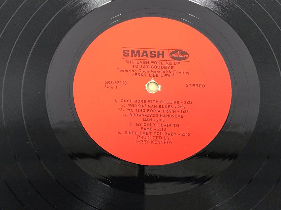 Jerry Lee Lewis Vinyl Record Collection - 6 Records Including Jerry Lee Lewis Picture Disc Rhino Records [Photo 40]