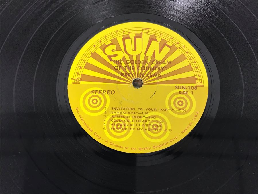 Jerry Lee Lewis Vinyl Record Collection - 6 Records Including Jerry Lee Lewis Picture Disc Rhino Records [Photo 34]