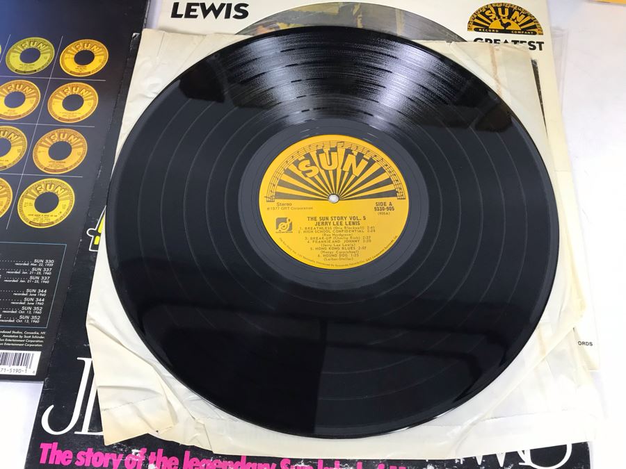 Jerry Lee Lewis Vinyl Record Collection - 6 Records Including Jerry Lee Lewis Picture Disc Rhino Records [Photo 21]