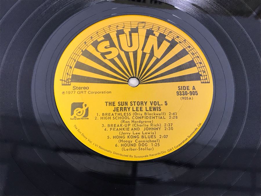 Jerry Lee Lewis Vinyl Record Collection - 6 Records Including Jerry Lee Lewis Picture Disc Rhino Records [Photo 22]