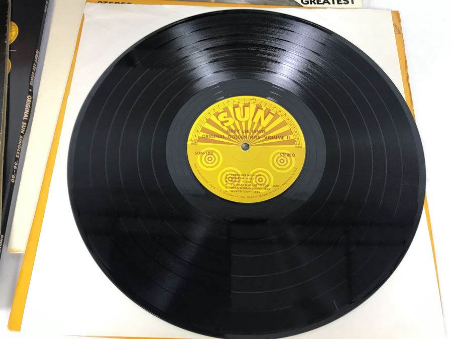 Jerry Lee Lewis Vinyl Record Collection - 6 Records Including Jerry Lee Lewis Picture Disc Rhino Records [Photo 29]