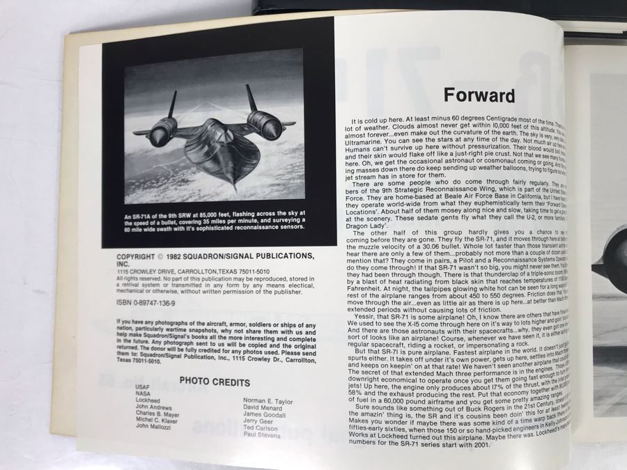 (3) Skunk Works Lockheed Books: Lockheed SR-71 The Secret Missions Exposed, Skunk Works, SR-71 Blackbird In Action [Photo 4]