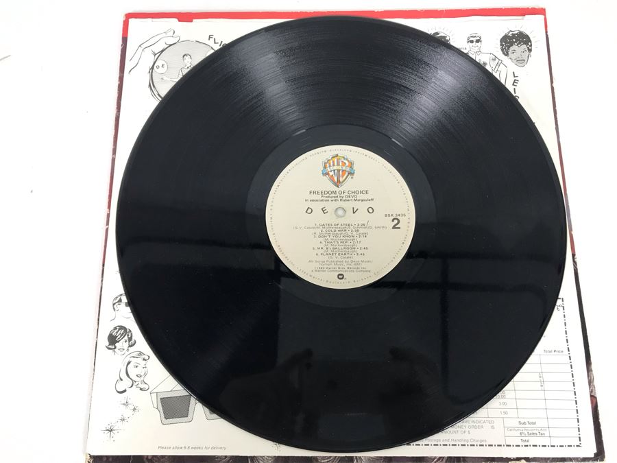 DEVO Freedom Of Choice Vinyl Record [Photo 9]