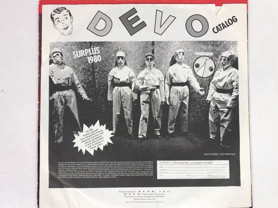 DEVO Freedom Of Choice Vinyl Record [Photo 4]