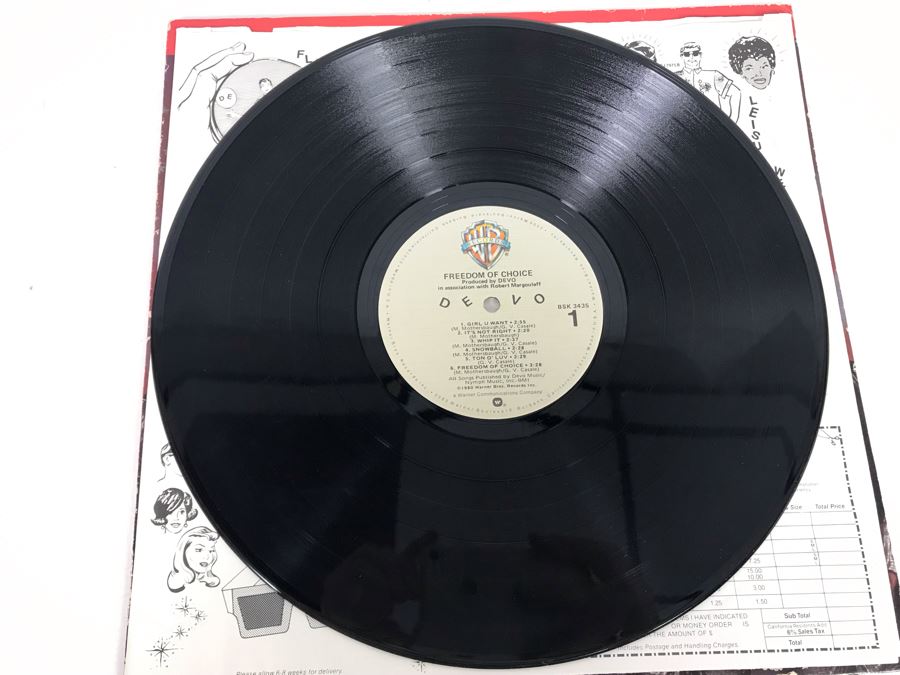 DEVO Freedom Of Choice Vinyl Record [Photo 7]