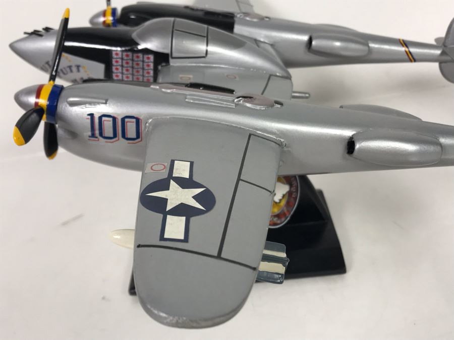 P38J Lightning Model Airplane Heritage Mint 17W X 14D X 8H [Photo 14]