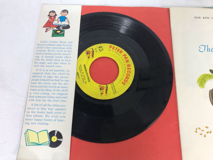 (4) 45s Children's Little Golden Book Records: Alice In Wonderland, Rumpelstiltskin, Heidi And Sleeping Beauty [Photo 16]