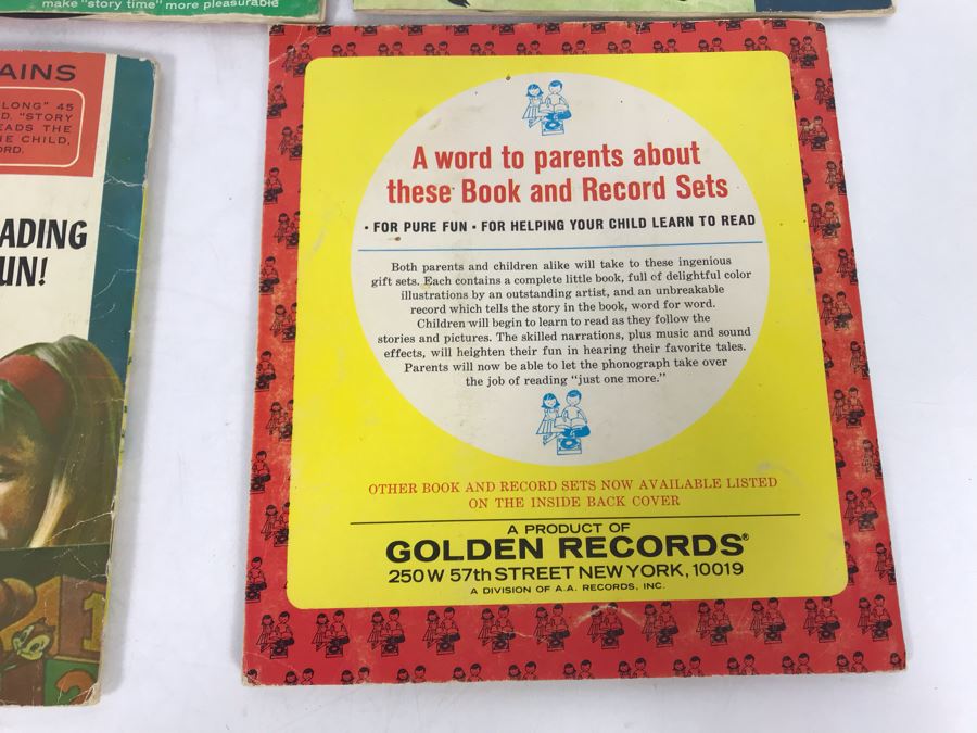 (4) 45s Children's Little Golden Book Records: Alice In Wonderland, Rumpelstiltskin, Heidi And Sleeping Beauty [Photo 10]