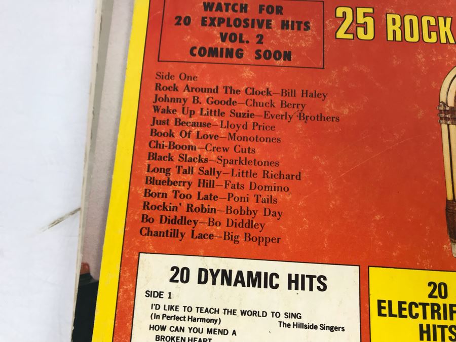 (6) Vinyl Records: Pet Shop Boys, Foreigner, Men At Work, The Knack, Styx And 25 Rock Revival Greats [Photo 16]