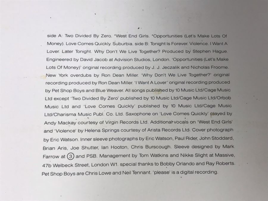 (6) Vinyl Records: Pet Shop Boys, Foreigner, Men At Work, The Knack, Styx And 25 Rock Revival Greats [Photo 3]