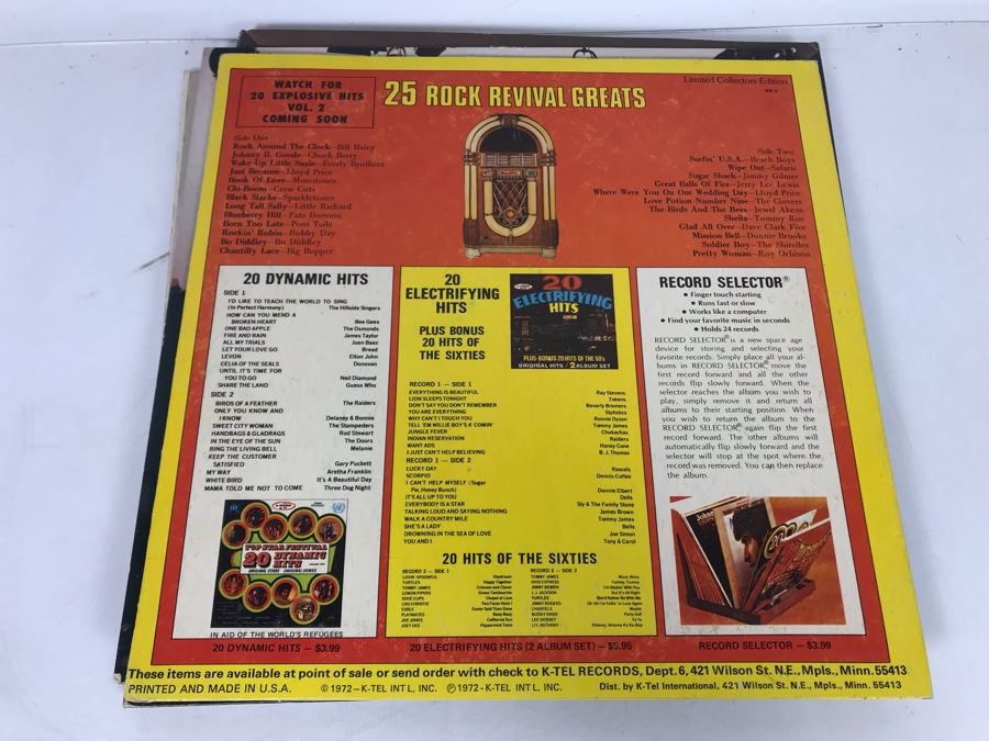 (6) Vinyl Records: Pet Shop Boys, Foreigner, Men At Work, The Knack, Styx And 25 Rock Revival Greats [Photo 15]