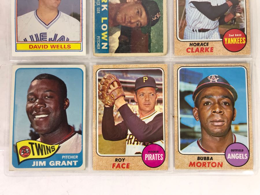 Vintage 1960s 1980s Baseball Cards - 9 Total With Plastic Card Sleeve [Photo 4]