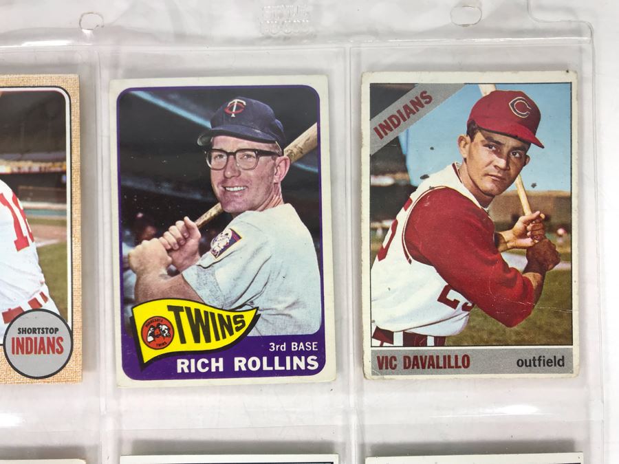 Vintage 1960s Baseball Cards - 8 Total With Plastic Card Sleeve [Photo 4]
