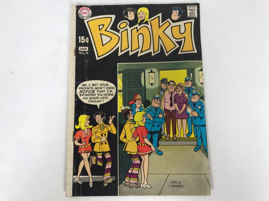 Vintage 1970 DC Comics Binky #76
