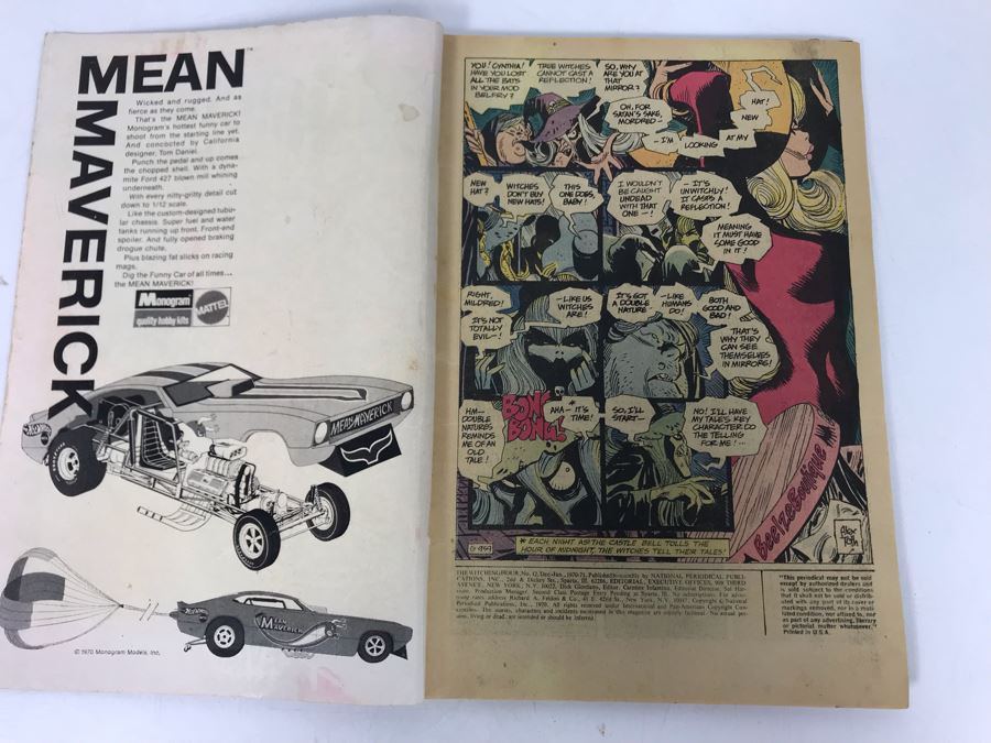 Vintage 1970 DC Comics The Witching Hour #12 [Photo 2]