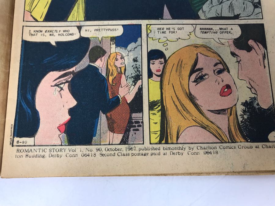 Vintage 1967 Charlton Comics Romantic Story #90 [Photo 3]