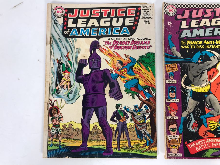 Vintage DC Comics Comic Books: Justic League Of America #34, 47 [Photo 2]