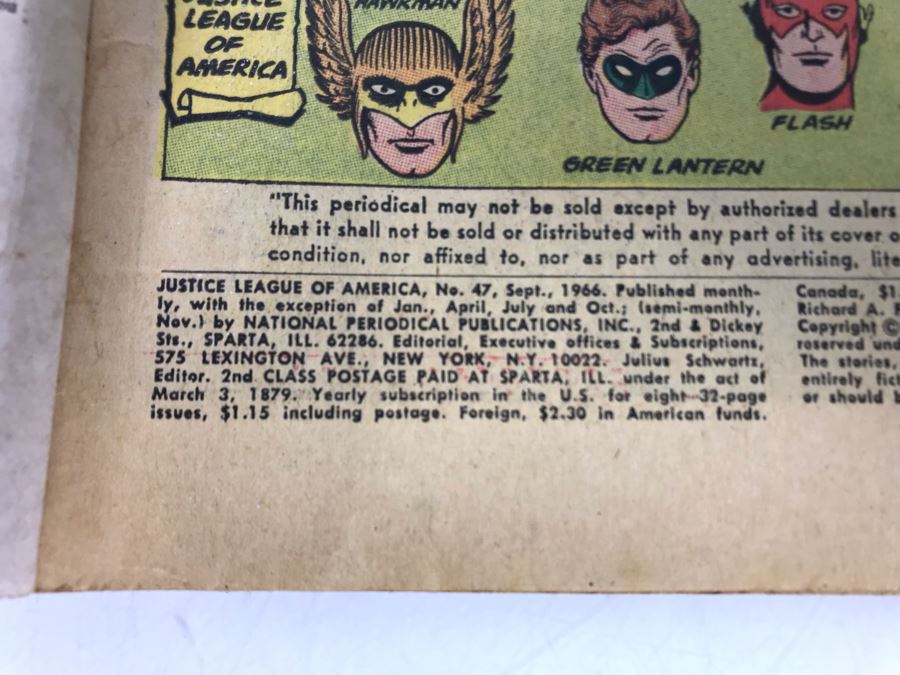 Vintage DC Comics Comic Books: Justic League Of America #34, 47 [Photo 7]