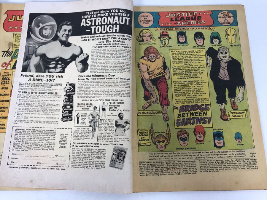 Vintage DC Comics Comic Books: Justic League Of America #34, 47 [Photo 6]