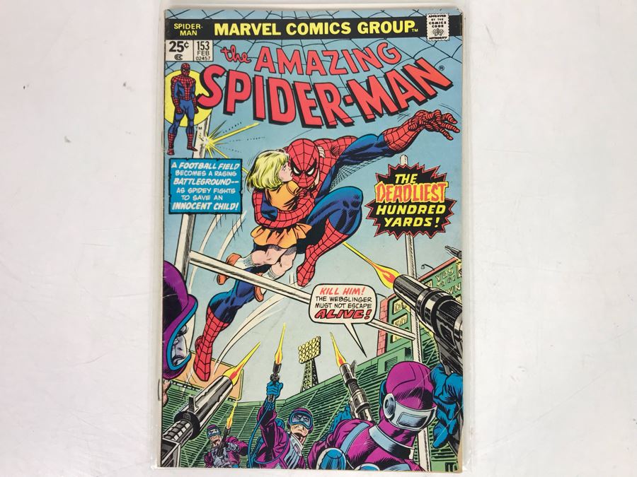 Vintage Marvel Comic Book The Amazing Spider-Man #153