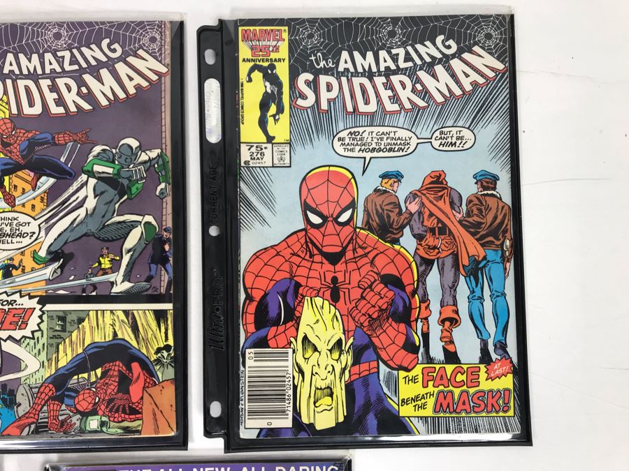 (5) Vintage Marvel Comic Books: (3) The Amazing Spider-Man #198, 272, 276 And (2) Peter Parker The Spectacular Spider-Man #100, 107 [Photo 6]